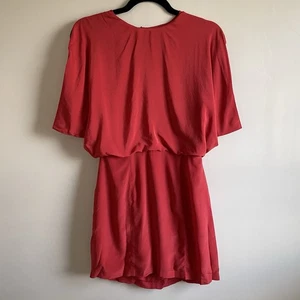 Wren Red Silk Dress Size XS - Picture 1 of 8
