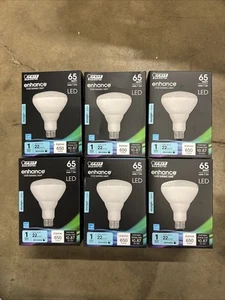 6-Pack BR30 LED Floodlight Bulb, 65W Equivalent, Dimmable, 5000K Daylight, 750lm - Picture 1 of 7