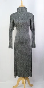 2pc Set PLEATS PLEASE Gray Top & Skirt 324 9613 - Picture 1 of 7