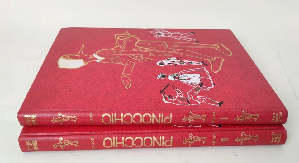 Opera in 2 Volumi Le avventure di PINOCCHIO Collodi Fabbri disegni Sergio'68-XXX - Immagine 1 di 4