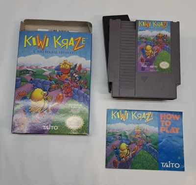 Kiwi Kraze (Nintendo Entertainment System, 1991) CIB Boxed  Complete in box - Image 1 of 4