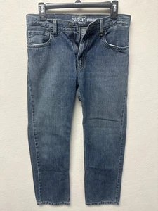 Boys Blue Jeans Size 16 Straight By Levi’s Signature #16 Adjustable Waist Button - Picture 1 of 11
