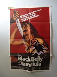 GIALLO/BLACK BELLY OF THE TARANTULA/ U26/   ORIGINAL 1 sheet poster - Picture 1 of 1