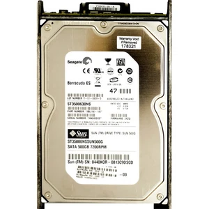 Sun (596-5532-02) 500GB FCAL (LFF) 3Gb/s 7.2K (390-0355-03) in Hot-Swap Caddy - Picture 1 of 1