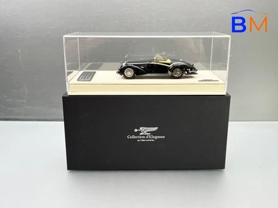 Modellino 1:43 TSMM Alfa Romeo 8C 2900B Lungo Touring Spider Nero 154314 II 2 A 0045 - Immagine 1 di 2