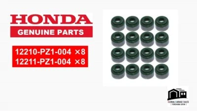 Sellos de vástago de válvula de repuesto Honda OEM Prelude H22 H22A H22A1 H22A4 Foto 1 de 4