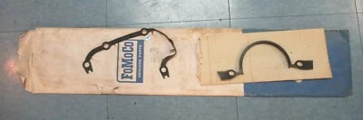 Sellos de cárter de aceite de motor de 6 cilindros Ford, Mercury & Truck 240 1965-66 NOS Foto 1 de 3