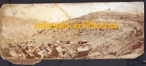 BLACK HAWK GILPIN COUNTY COLORADO gold mining Gregory Gulch panoramic photo 1885 - Picture 1 of 3