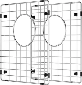 15'' x 13'' Stainless Steel Sink Protector for Kitchen Sink, Bottom Grid, 2 Pack - Picture 1 of 8