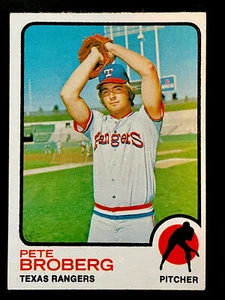 1973 Topps Baseballkarte #162 Pete Broberg Texas Rangers - Pitcher - schön 👍 - Bild 1 von 2