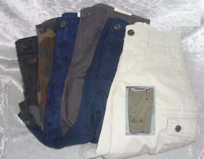 Boys Cargo Shorts Arizona Twill Regular & Husky size 8 8H 10 10H 12 14H 20 NEW - Image 1 of 4