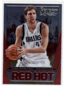2013-14 Panini Select Red Hot #37 Dirk Nowitzki Mavericks NM-MT 