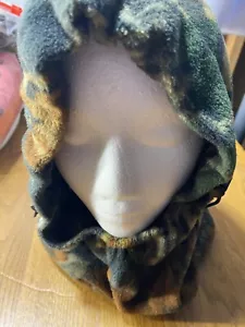 Vtg NGS Apparel Camo Hunting Full Face Mask Fitted Stretch Neck. Adjusts In Back - Picture 1 of 9