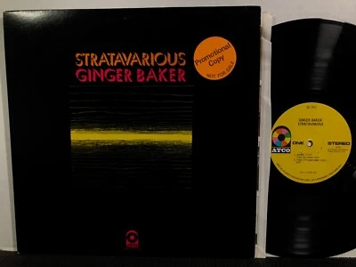 GINGER BAKER Stratavarious LP ATCO 7013 STEREO DJ PROMO 1972 Soul Jazz Afrobeat - Image 1 of 2