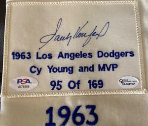 Sandy Koufax (HOF) Signed Mitchell & Ness Los Angeles Dodgers Jersey PSA/DNA COA - Picture 1 of 8