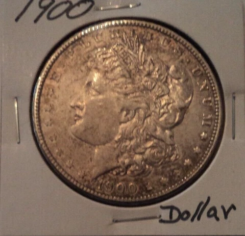1900 MORGAN SILVER DOLLAR CIRCULATED Cover