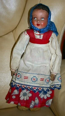 Poupée ancienne chiffon 1930 - Photo 1/4