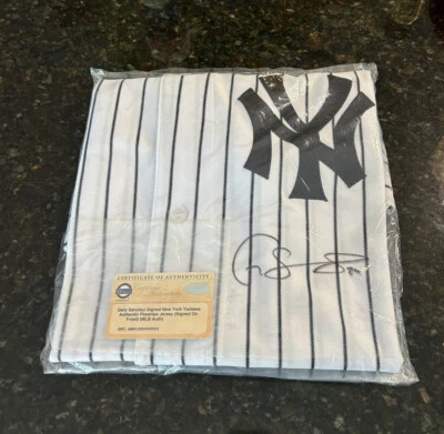 Gary Sanchez Signed New York Yankees MLB Authentic Pinstripe Jersey Steiner COA Foto 1 de 4