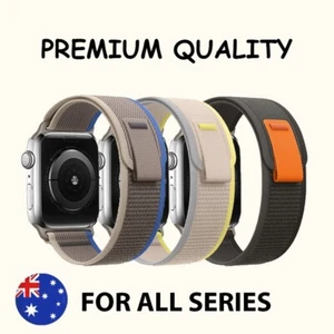 For Apple Watch 10 9 8 7 6 Ultra 41/44/42/49/46/45mm Trail Loop Nylon Band Strap - Picture 1 of 15