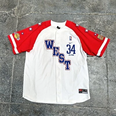 Camiseta Shaquille O'Neal Lakers All Star West Calentamiento Nike Para Hombre XL Foto 1 de 4