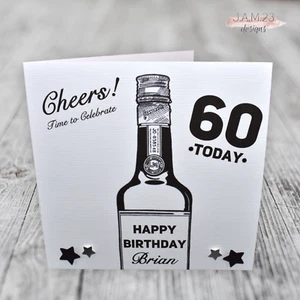 Personalised Male Birthday 21st 30th 40th 50th 60th 70th Friend Uncle Brother - Picture 1 of 9
