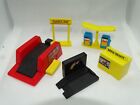 Galoob Micro Machines Vintage 1987 City Service Center Playset Accessories x5