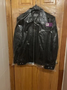 NEW MICHAEL KORS MENS AUTHENTIC JAMES DEAN LEATHER JACKET SIZE XXL FROM (MACEYS) - Picture 1 of 5