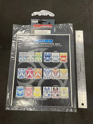 Hoja de calcomanías internas Team Orion Vintage RC # 59059 CB azul Foto 1 de 2