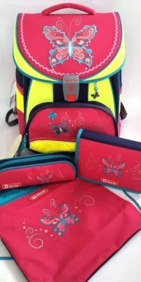 Step by Step Comfort Butterfly Dancer Schulranzenset 4-teilig Mädchen Rucksack - Bild 1 von 4