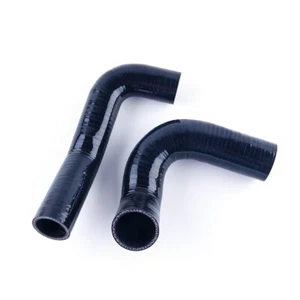 Black For 1955 1956 1957 Chevrolet Chevy Bel Air 4.3 4.6 Silicone Radiator Hoses - Picture 1 of 18