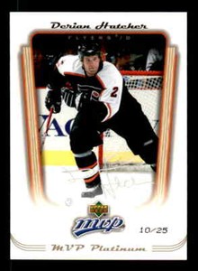 2005-06 Upper Deck MVP Platinum #282 Derian Hatcher Flyers #10/25