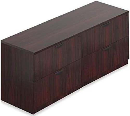 Office To Go OTG 4 cajones laminado archivo lateral credenza en caoba americana Foto 1 de 1