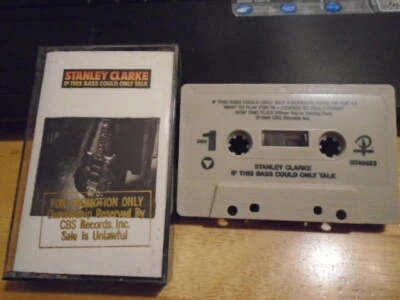 RARE PROMO Stanley Clarke CASSETTE TAPE If This Bass jazz Wayne Shorter HUBBARD Foto 1 de 2