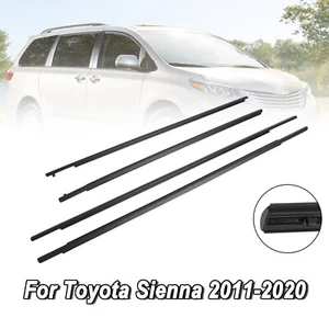 Car Window Weatherstrip Seal Belt Moulding For Toyota Sienna 2011-2020 D1 - Picture 1 of 12