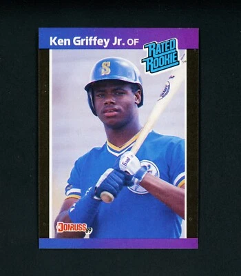 Ken Griffey Jr. 1989 Donruss RC (HOF) Seattle Mariners #33 MINT - Image 1 of 2