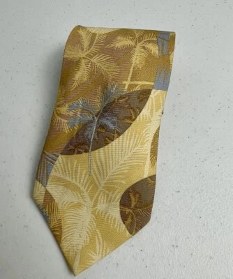 Corbata para hombre Tommy Bahama tropical floral seda cosida a mano # T 17 Foto 1 de 4