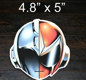 Megaman Protoman Helmet Split Sticker Vinyl Decal Bumper Sticker - Picture 1 of 1