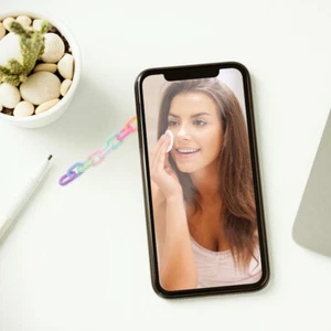 200 Pcs Kunststoffkette Mobiltelefonkette Kettenverbindungsglied - Bild 1 von 11