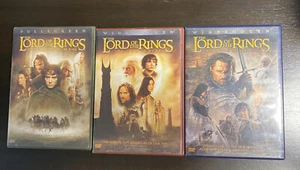The Lord of the Rings Trilogy DVDs: Return of the King, Two Towers & Fellowship - Picture 1 of 5