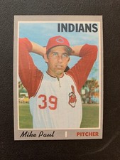 1970 Topps Baseball Card # 582 Mike Paul - NM