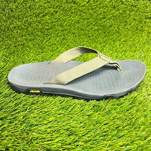 Merrell Breakwater Mens Size 9 Green Gray Beach Outdoor Flip Flops Sandals - Picture 1 of 10