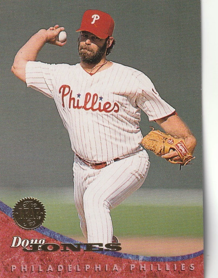 FREE SHIPPING-MINT-1994 Leaf Doug Jones #377 PHILLIES - Image 1 of 1