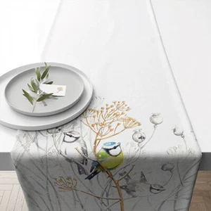 Tischläufer SWEET LITTLE BIRD 40x150cm by Ambiente | Vögel, Meise - Bild 1 von 1