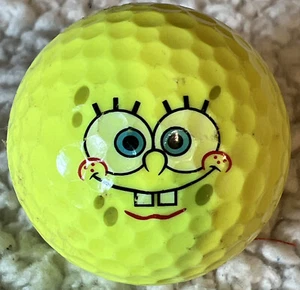Wilson SPONGEBOB QUADRATISCHHOSE Golfball gelb limitierte Auflage - Bild 1 von 5