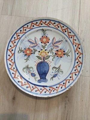 ASSIETTE DELFT 18eme - Photo 1/4