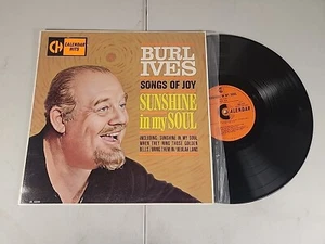 BURL IVES Sunshine In My Soul / Songs Of Joy  LP [Mono 1962]   SirH70 - Picture 1 of 2