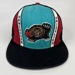 Vancouver Grizzlies Hat Cap Snap Back NBA Basketball New Era Hardwood Mens - Picture 1 of 13