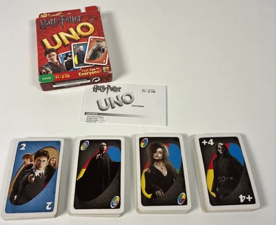 Harry Potter UNO Card Game 40th Anniversary 2010 Mattel Complete - Image 1 of 4