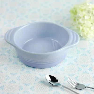 Le Creuset Babyschale 250 ml 8,4 Unzen Küstenblau tiefer Teller Steinzeug...