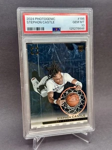 Stephon Castle PSA 10 *POP 1* 2024-25 Photogenic Basketball Spurs ROY Rookie RC - Picture 1 of 2